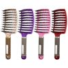 Wet Curly Hair Comb Detangling Hair Brush Women Scalp Massage Comb Bristle Fluffy Salon Hairdressing Combs Barber Styling Tools