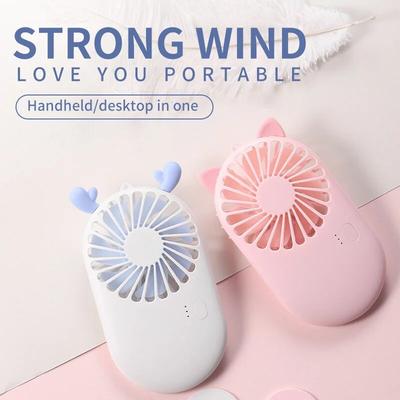 Handlicher Taschen-Mini-Ventilator Kleiner USB-Ventilator Wiederaufladbarer Mini-Handventilator Taschen-Tragbarer Kleiner Ventilator