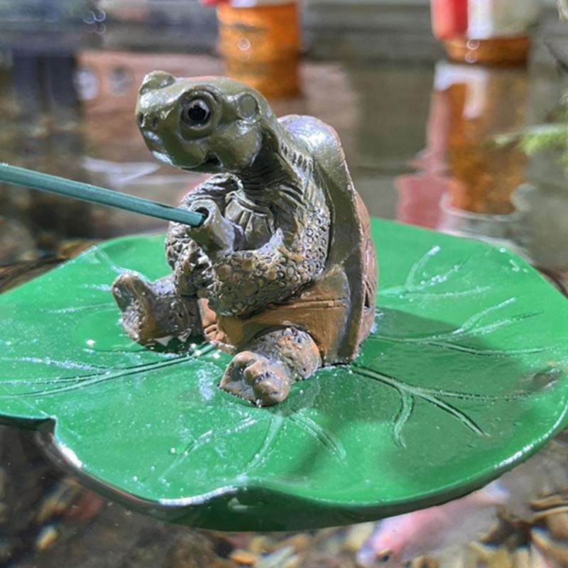 Resin Turtles And Fish Tanks Friendly Decorative Art For Aquarium Habitat