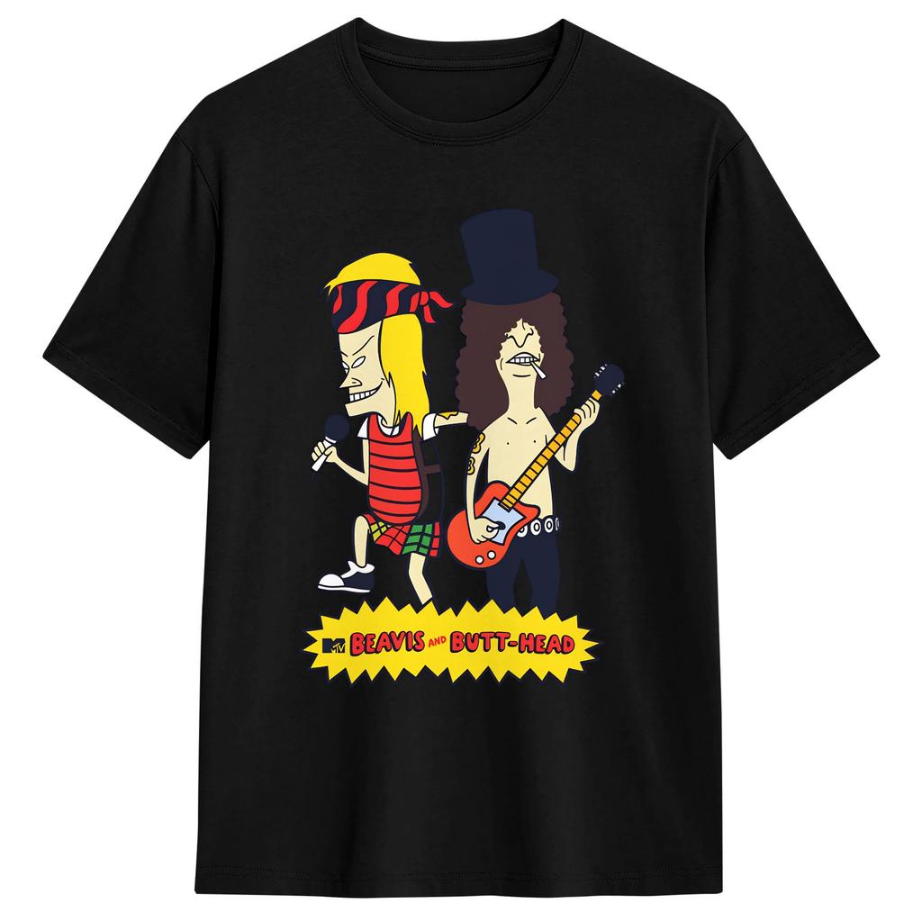 T-shirt Beavis and ButtHead Estiva Cotone T-shirt Per Adulto Harajuku Casual Maglietta Manica Corta Stile Street Top Magliette