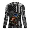 Long Sleeve Fishing T-shirt, Cool Fish Graphic for Anglers
