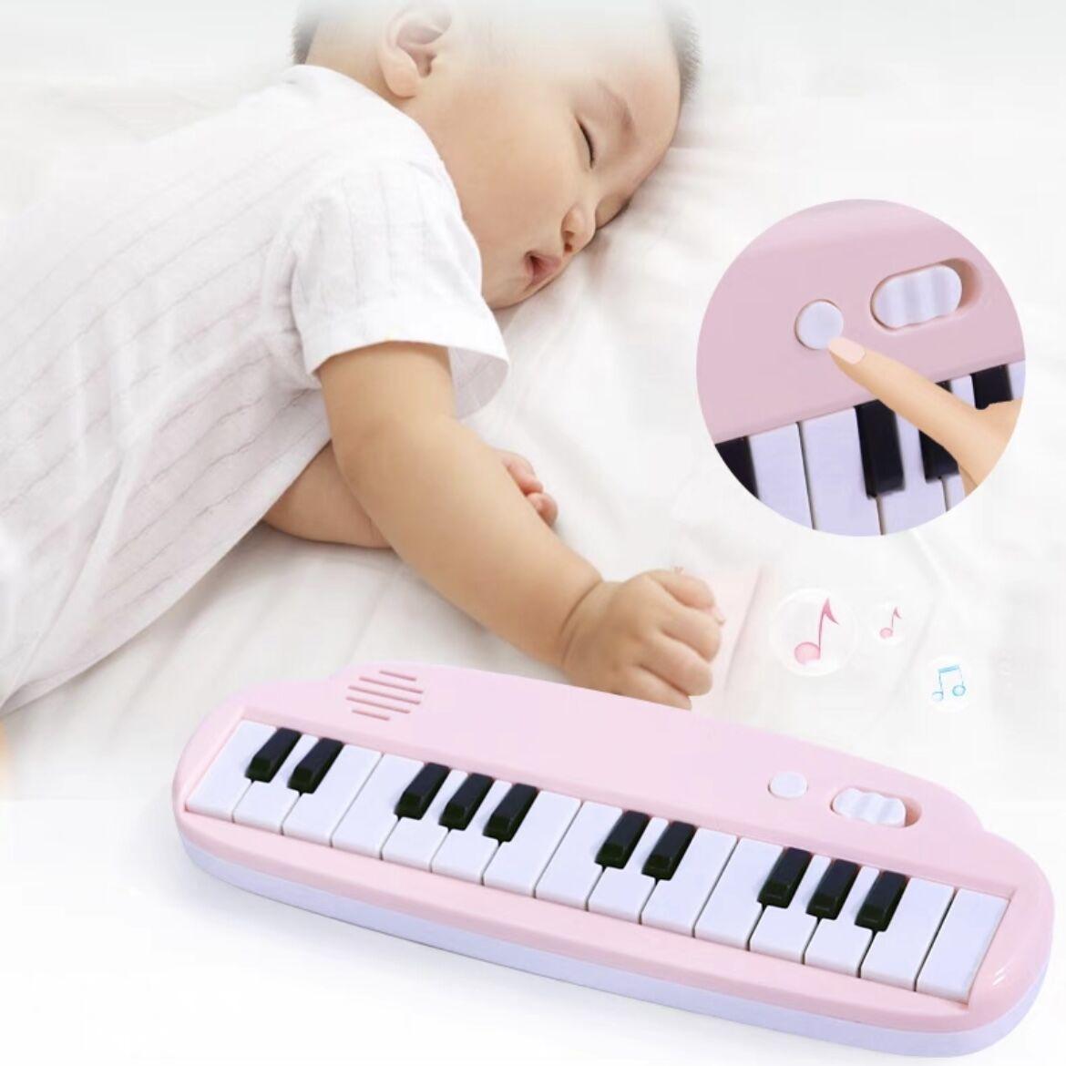 25-key pocket piano 25Keys Pink Children Musical Toys Electronic Organ Key! board Piano with Karaoke Recording