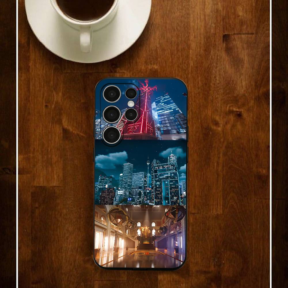 NTE Mint N-Neverness Silicone Case For Samsung S25 24 23 22 21 20 Plus Ultra 5G Lite Shockproof Cover