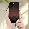 Twilight takeoff pattern phone case suitable for iPhone 17 16 15 14 13 12 11 Pro/Max/Plus anti drop and shockproof back cover