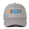 Trendy Colorful Letters Embroidered Cotton Baseball Cap - Unisex Retro Distressed Sports Hat