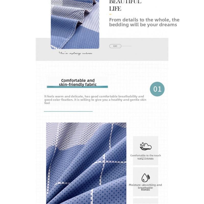 Einzelbettlaken für Studentenwohnheim 1,8 m Männer und Frauen Großes Doppelbettlaken Einzelbett 1,5 m Kissenbezug Kinder Doppelbettwäsche