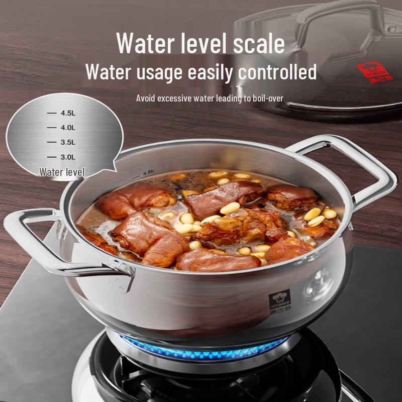 KOBACH 304 Stainless Steel Multi-Purpose Steamer Pot