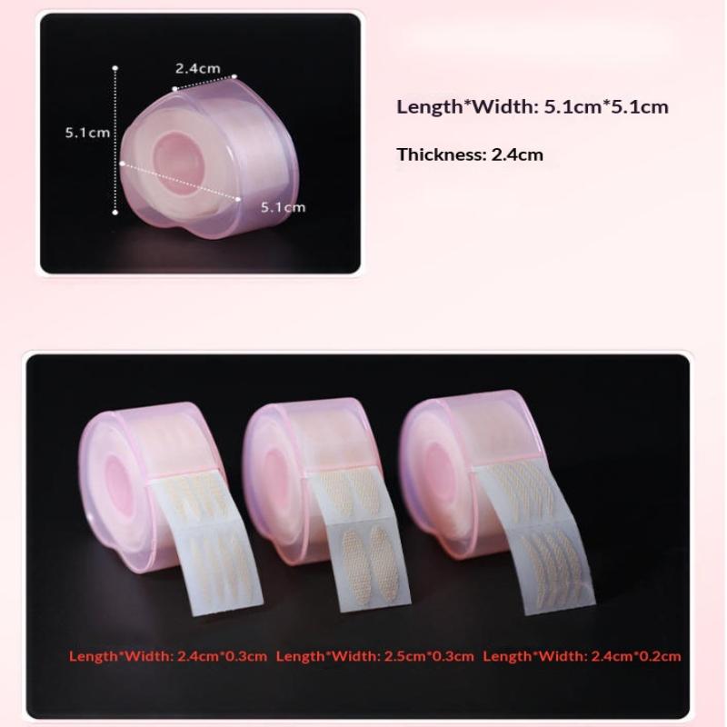 300 Patches Waterproof Invisible Lace Eyelid Sticker S/L Fold Double Eyelid Tape Glue Free Mesh Type Eye Lift Strips Women