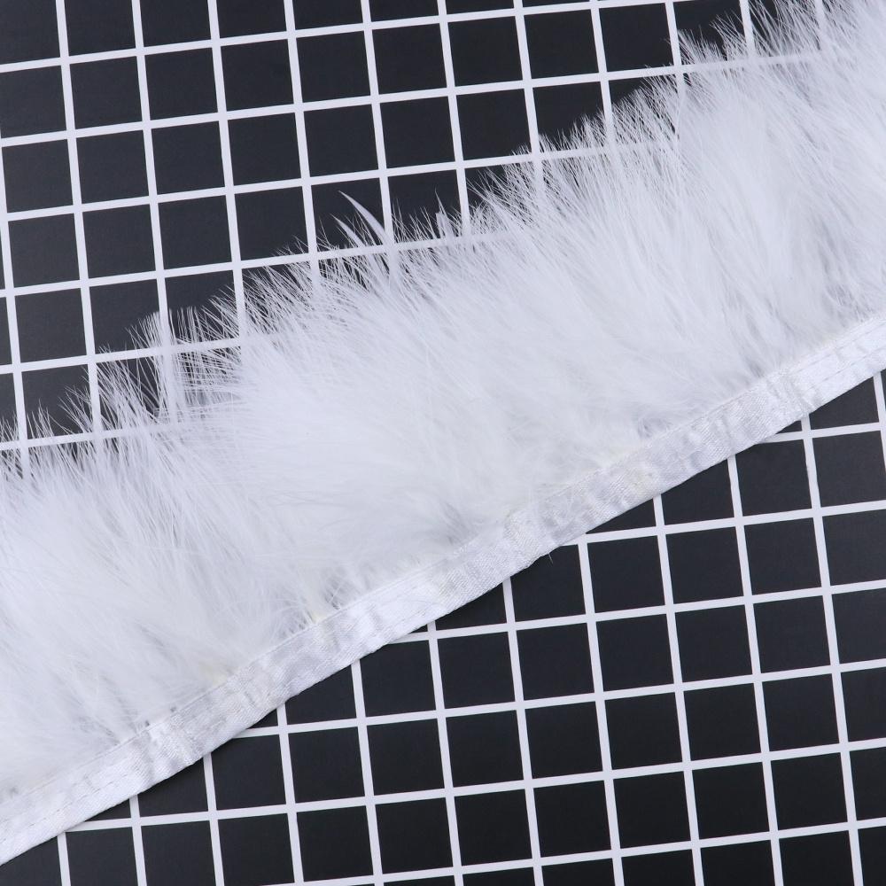 8-10Cm Marabou Turkey Feathers Trim Ribbon Diy Crafts Wedding Party Decor Sewing Clothing Accessories Handmade Home Plume Decor