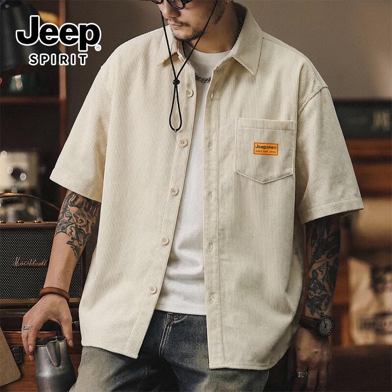 

Повседневная рубашка JEEP SPIRIT с длинным рукавом из вельвета 3XL