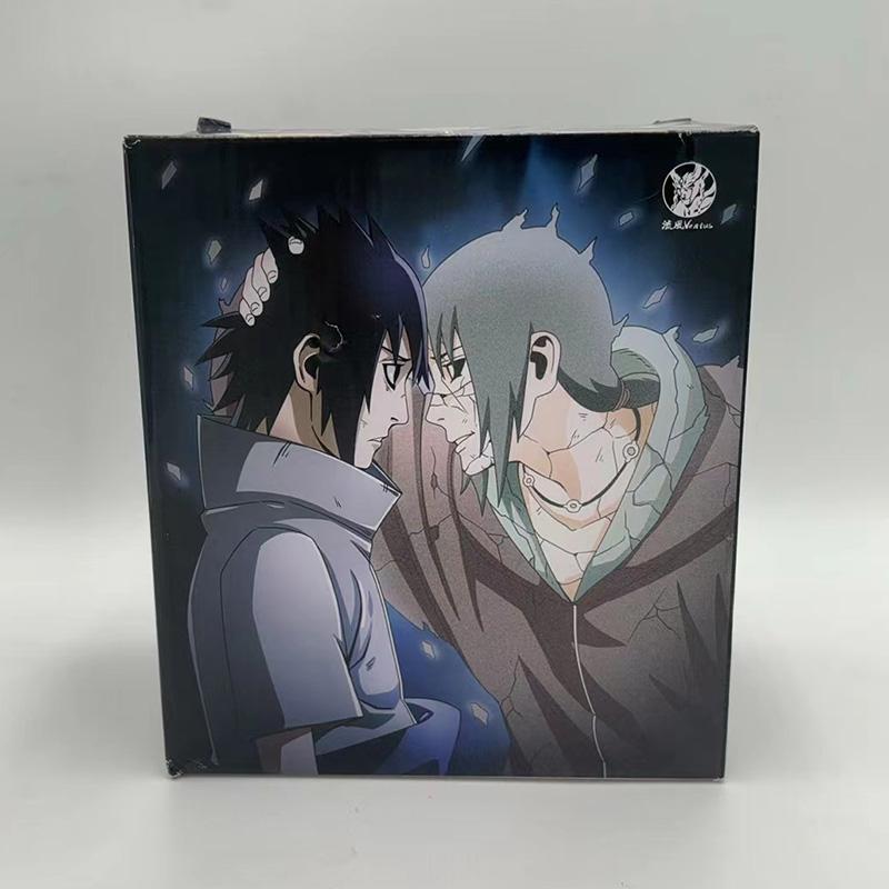 Naruto Uchiha Sasuke Itachi GK PVC Action Figures Anime Figure Brother Reconciliation Figurine Collectible Model Toys Doll Gift