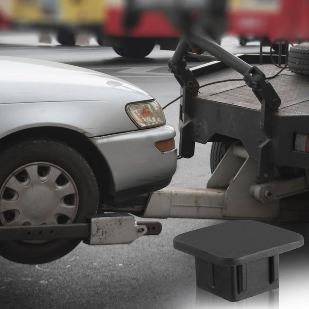 Ledmomo Hitch Cover 2" Rubber Hitch Cover Hitch Protector Hitch Cap Fits All Models and Years, Hitch Member