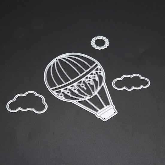 Fire Balloon Cloud Sun Metal Cutting Die Scrapbooking Craft DIY Po