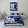Enchanted unicorns under cosmic sky Bedding Set for Kids Luxury Gift 3pcs Digital Print Comforter Set Soft Comfortable