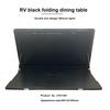 RV Outdoor Lighted Folding Plastic External tilt Dining Table Shelf With lock apply to motorhome caravan accessories