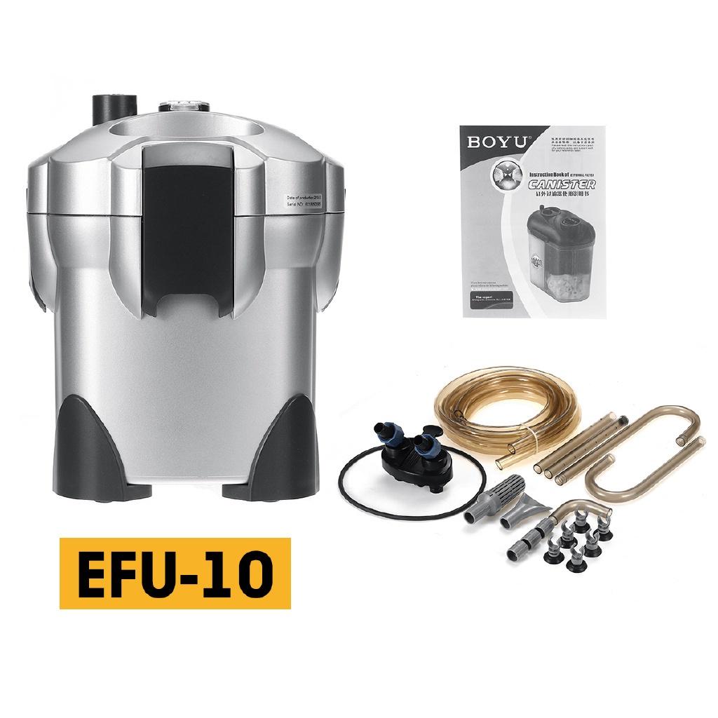 16W Aquariumfilter Reiniger Sterilisator Lampe Licht Fischbecken Wasserpumpe Biochemischer Schwamm Bio-Schwamm Externer Behälter