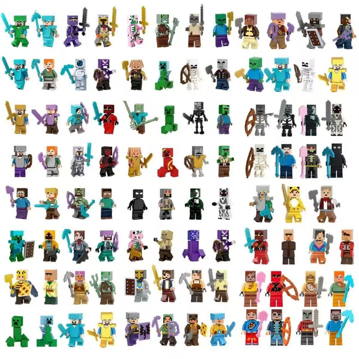 Мои минифигурки из конструктора Мой мир : Детские игрушки Steve Series XL-03 & XL-04 11.5*8