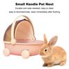 Little Pet Nest Travel Carrier Cage Cradle Design Pet Carrier Nest with Handle Easy Entry And Exit Easy Cleaning Nest