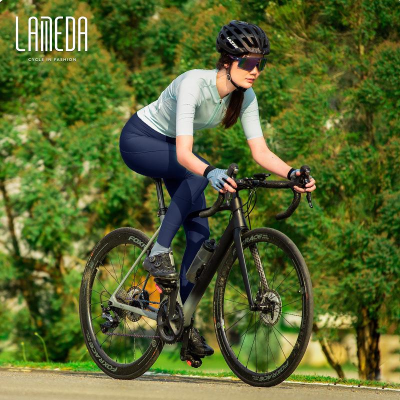 

Женские велосипедные брюки Lampaida на весну/лето - Профессиональные женские брюки для защиты ягодиц для шоссейного велосипеда Small