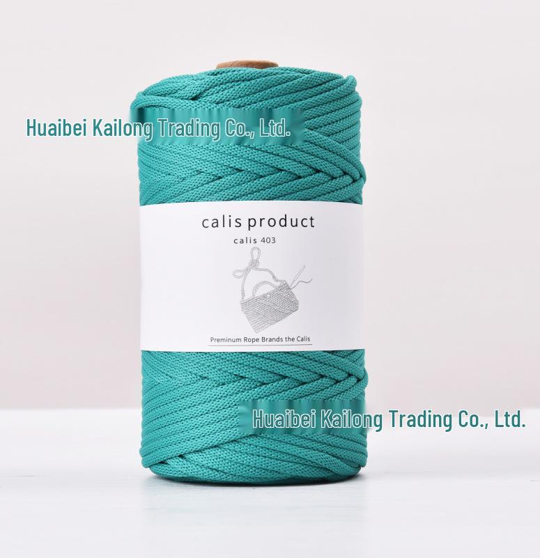 4mm Cotton-Polyester Crochet Cord for DIY Hand-Knitted Bags and Weaving