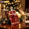 Kerstman Creatieve Glazen Fles Kerst Thema Kristallen Hanger Huisbrouwerij Decoratie Glazen Fles Barware Feestgereedschap
