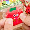 Decompression Toy Cartoon Vegetable Squeeze with Bell Ball Chain Stress Slow Anxiety Relief Rising Sensory Fidget Keychain Hanging Decoration