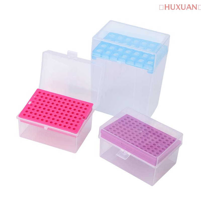 1PC Micropipette Plastic Box 10ul/200ul/1ml/5ml/10ml Plastic Laboratory Pipettor Tip Box For Experiment Pipette Tip Holder Box