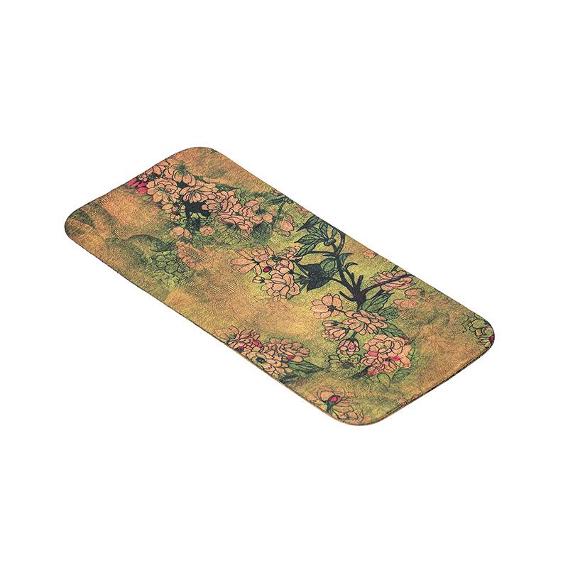 Xiangyunsha Chinese Zen Double-Sided Waterproof Tea Mat - Thickened Tablecloth for Dry Brew