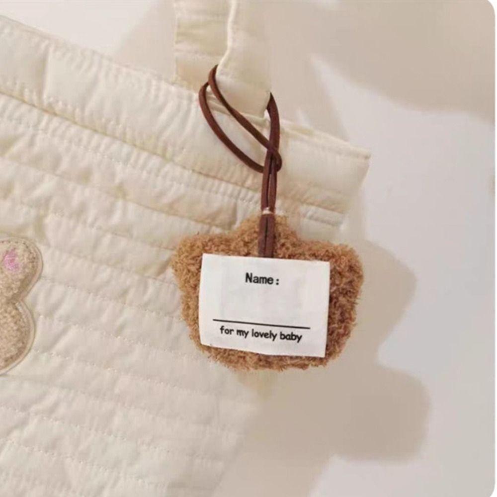 Rabbit Cue Backpack Decoration Cloth Animal Lanyard Portable Bear Bag Pendant  Children