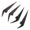 4PCS Front Bumper Side Canards Splitter Fins Car Body Decoration for 3 Series  0  1 LCI M Sport 2023+