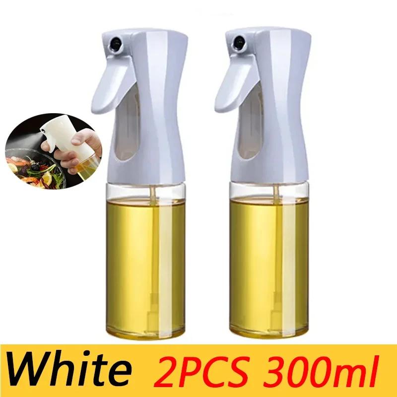 3pcs 200/300/500ml Oil Spray Bottle Kitchen Cooking Olive Oil Dispenser Camping BBQ Baking Vinegar Soy Sauce Sprayer Containers