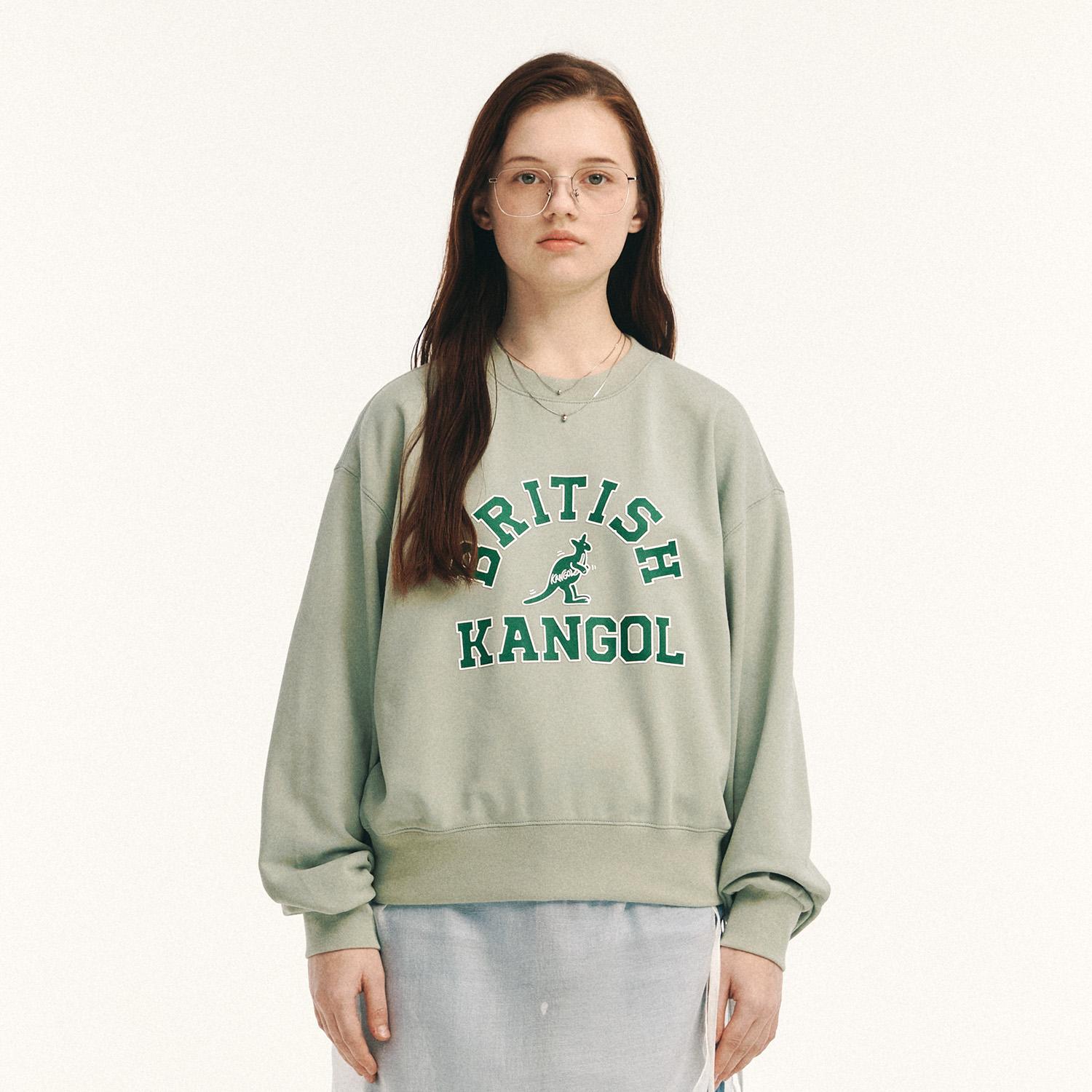 Женская толстовка Kangol Play Logo 1776 Мятный Mint/S