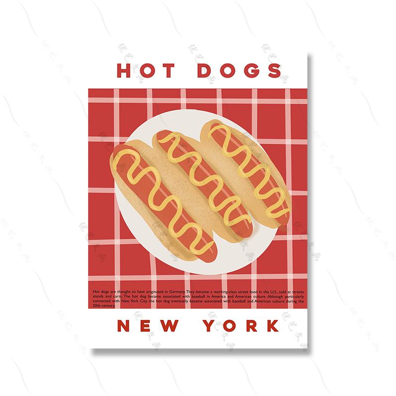 English Breakfast Retro Druck Kitchen Decor Food Art Wall Canvas Painting Room Home Decor Vintage Guacamole Tacos Modern Poster