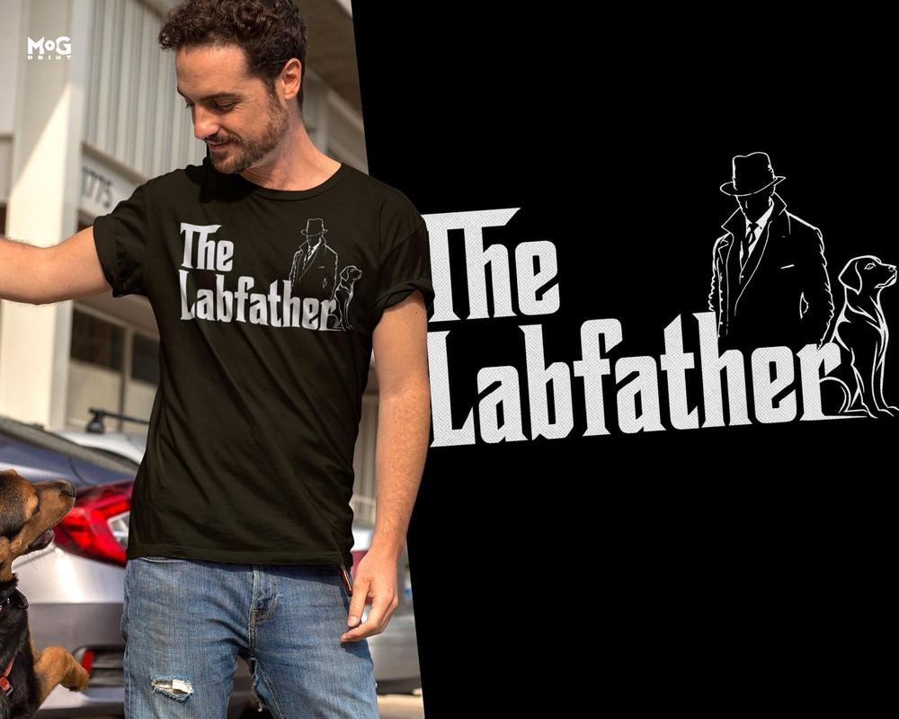 

Funny Labfather Lab T-shirt Labrador Dog Owner Father’s Day Gift Tee For Dad 3XL
