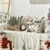 New Christmas Tree Printed Pillowcase Home Cushion Cover Christmas Decoration Sofa Pillowcase