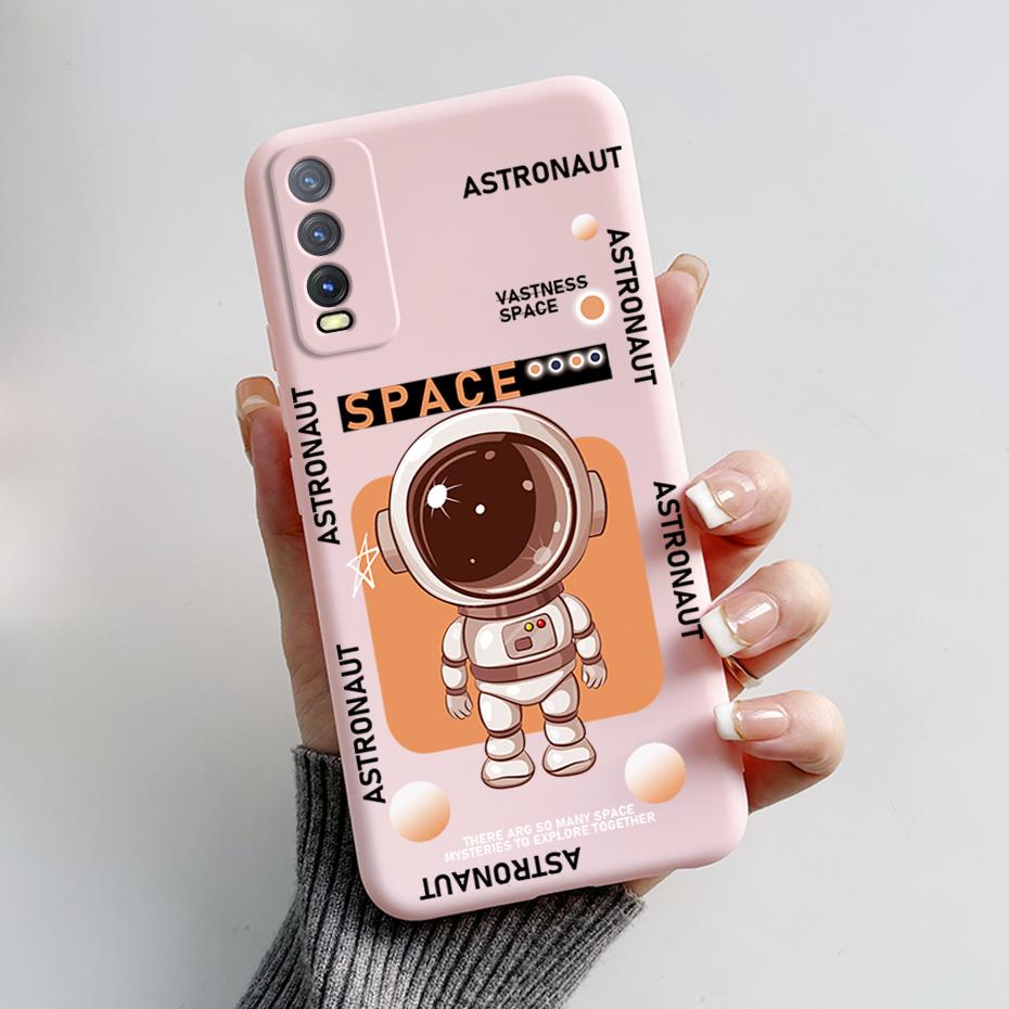 Soft Case For Vivo V2027 Cover Vivo Y11s Y12s Y12a Y20 Y20s Y20i Phone Cases Cute Rabbit Panda Pattern Silicon Capas For Y20 20S