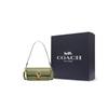 Coach Studio 20 Gold Label Klappenverschluss Kartenfach Handschuhgegerbtes Leder Handtasche Umhängetasche Klein Damen Taschen Messing Moos CE331-B4MX