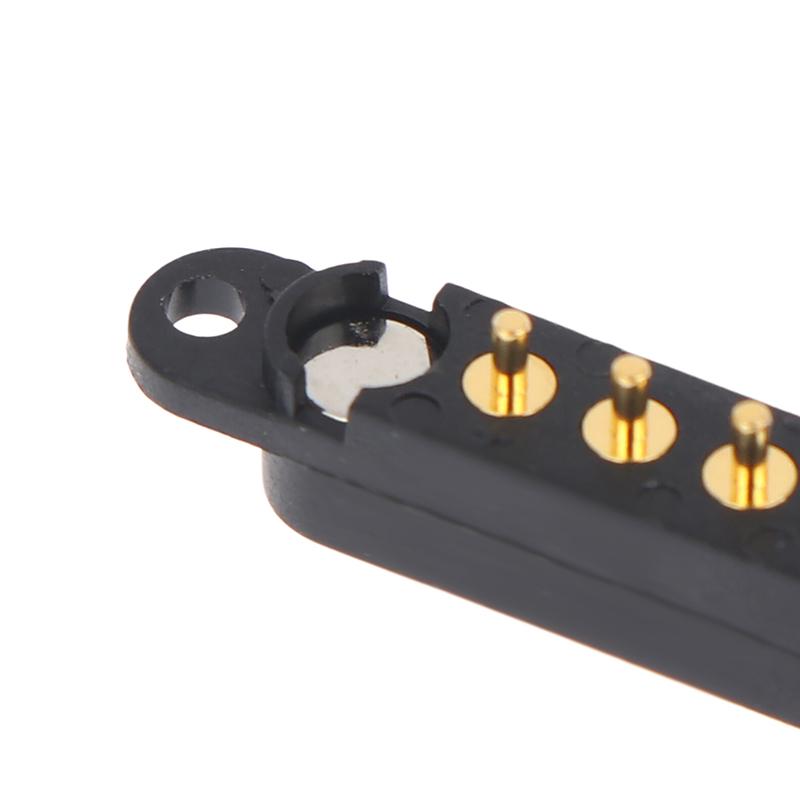 1 Pcs Dc 12V 3A Waterproof Magnetic Pogo Pin Connector 3P 4P Pin Pogopin Male Female Spring Loaded Dc Power Socket