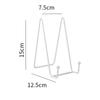 Picture Stands Holder Display Picture Easel Metal Plate Dish Tabletop Art Pictures Frame Photo Decorative Tabletop Art 1 Pc