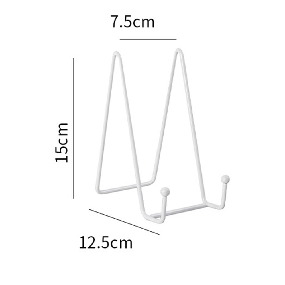 Picture Stands Holder Display Picture Easel Metal Plate Dish Tabletop Art Pictures Frame Photo Decorative Tabletop Art 1 Pc