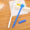 12Pcs 0.5mm Direct Selling Creative Stationery Silicone Whale Gel Pen, Random Style Cute Cartoon Water-based Pen Office Signature Pen Back To School
