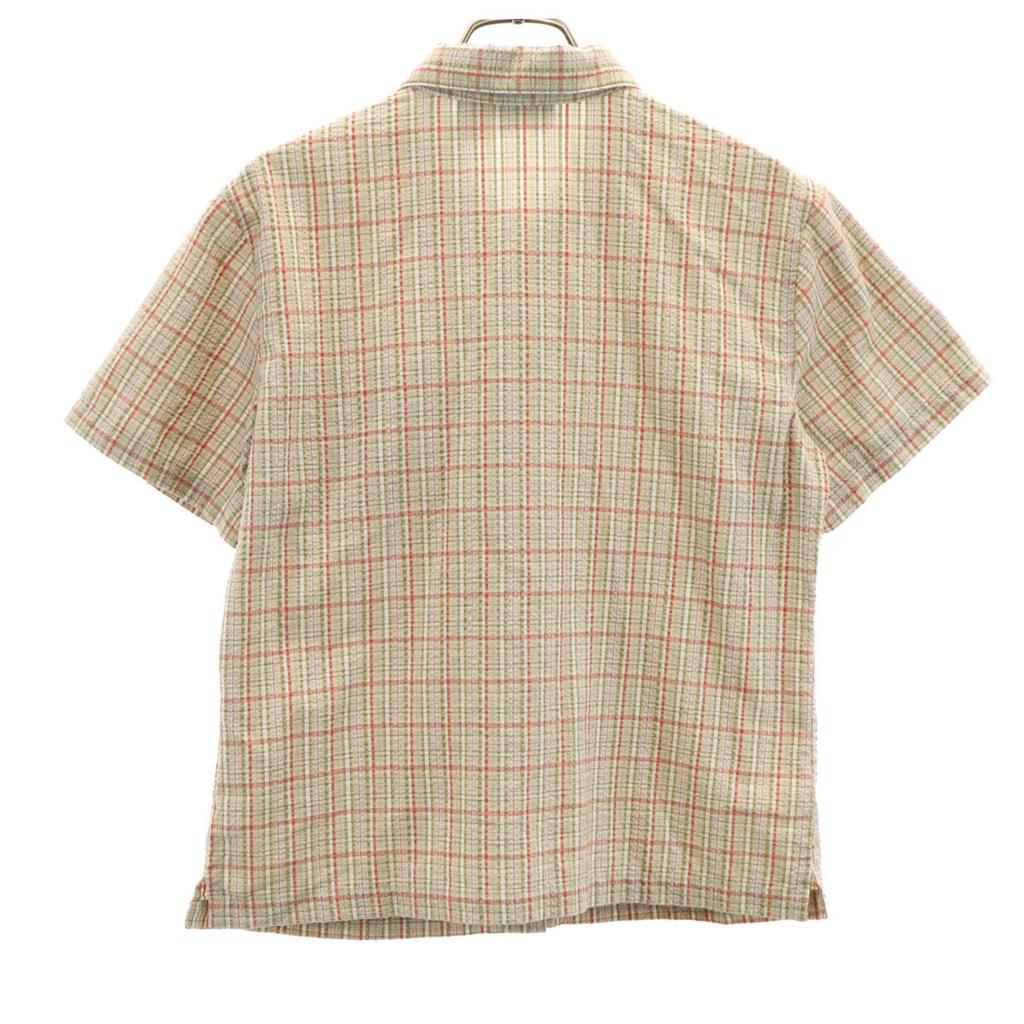 Patagonia Check Pattern Short Sleeve Seersucker Shirt 53390SP02 Outdoor Women Used