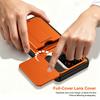 KEYSION Card Slot Holder Bag Phone Case for ZTE Blade A56 Slide Camera Protection Kickstand Shockproof Cover for Blade A56 Pro