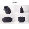 QUAY Tyche 99493 (Schwarz) 2-Wege-Nylon-Tasche für Damen, Leicht, A4-Größe, Großes Fassungsvermögen, Stilvolles Design