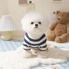 New Dog Three-dimensional Cute Bear Striped Four-legged Home Clothes Cat Home Pet Four-legged Air Conditioning Clothes
