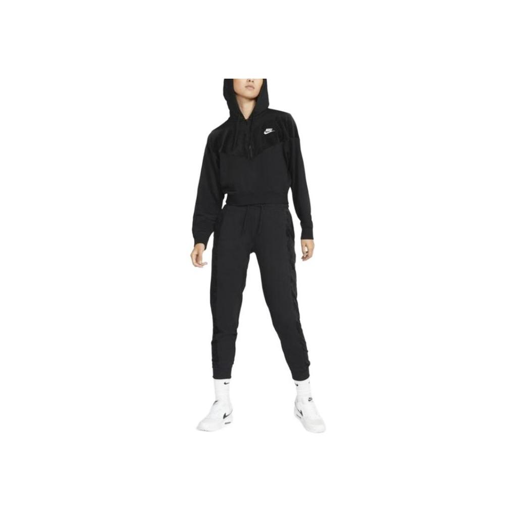 Nike Heritage Joggers Velour Women Bottoms Black CZ1875-010