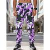 Autumn and winter camouflage printed trousers woven pockets loose casual sports jogging pants