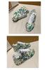 Women's Trendy 2024 Summer Autumn Graffiti Print Dad Shoes - Colorful, Large Size Casual Sneakers