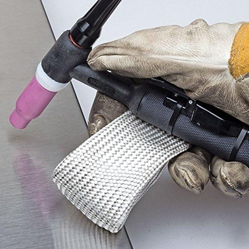 Atmungsaktive Fingerschweißtipps Tricks Hitzeschildabdeckung Fingerschutz Schweißhandschuhe für Schweißhandschuh