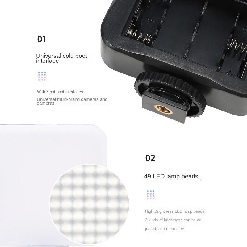 Kapesní RGB výplňové světlo přenosné malé mini LED kreativní atmosférické osvětlení světlo ruční světlo pro natáčení videa a fotografování